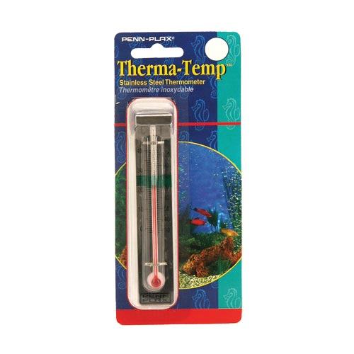 Penn Plax Stainless Steel Thermometer  