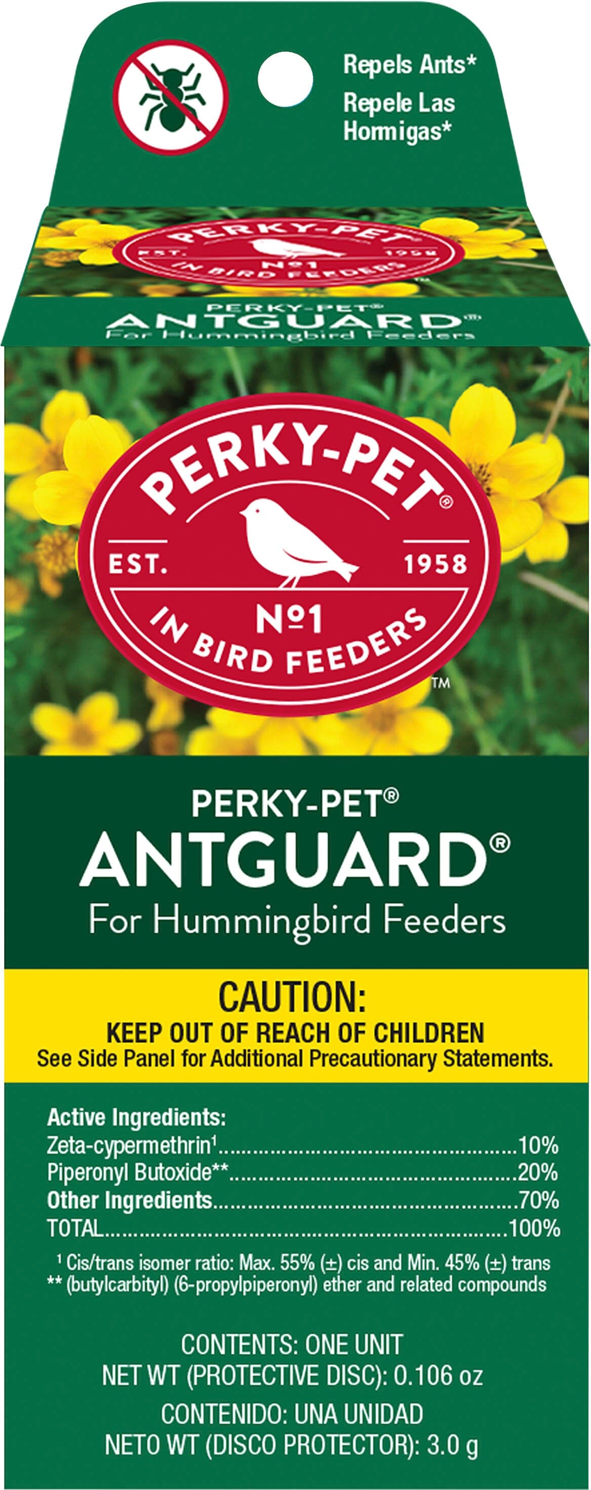 Perky-Pet Ant Guard for Hummingbird Feeders - Red  