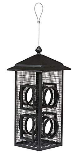 Perky-Pet Fly Thru Wild Bird Feeder - Black - 2 Lbs Cap  