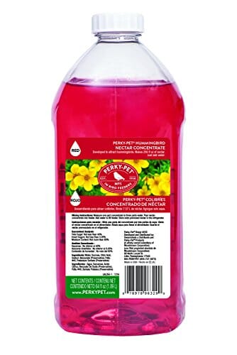 Perky-Pet Hummingbird Nectar Concentrate Wild Bird Food - Red - 64 Oz  