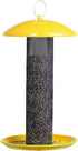 Perky-Pet Shorty Finch Tube Wild Bird Feeder - Yellow - .7 Lbs Cap  