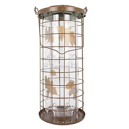 Perky-Pet Squirrel Stumper Bird Tubed Wild Bird Feeder - Bronze - 3 Lbs Cap  