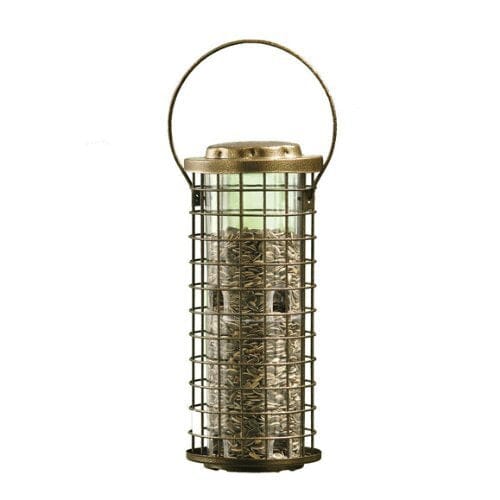 Perky-Pet Squirrel Stumper Bird Tubed Wild Bird Feeder - Nickel - 3 Lbs Cap  