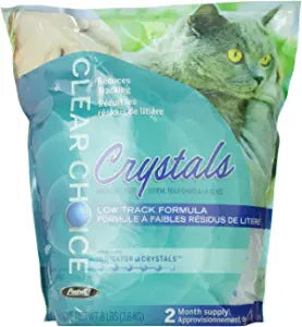 Pestell Clear Choice Low Track Silica Cat Litter - 8 Lbs - Case of 4  