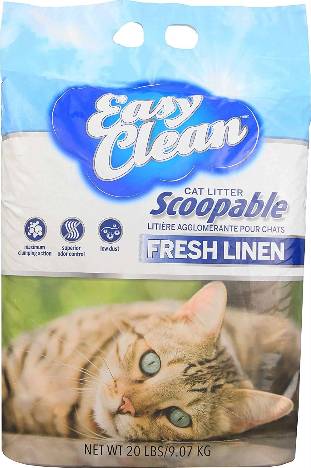 Pestell Clumping Cat Litter Fresh Linen Scent - 20 lb Bag  