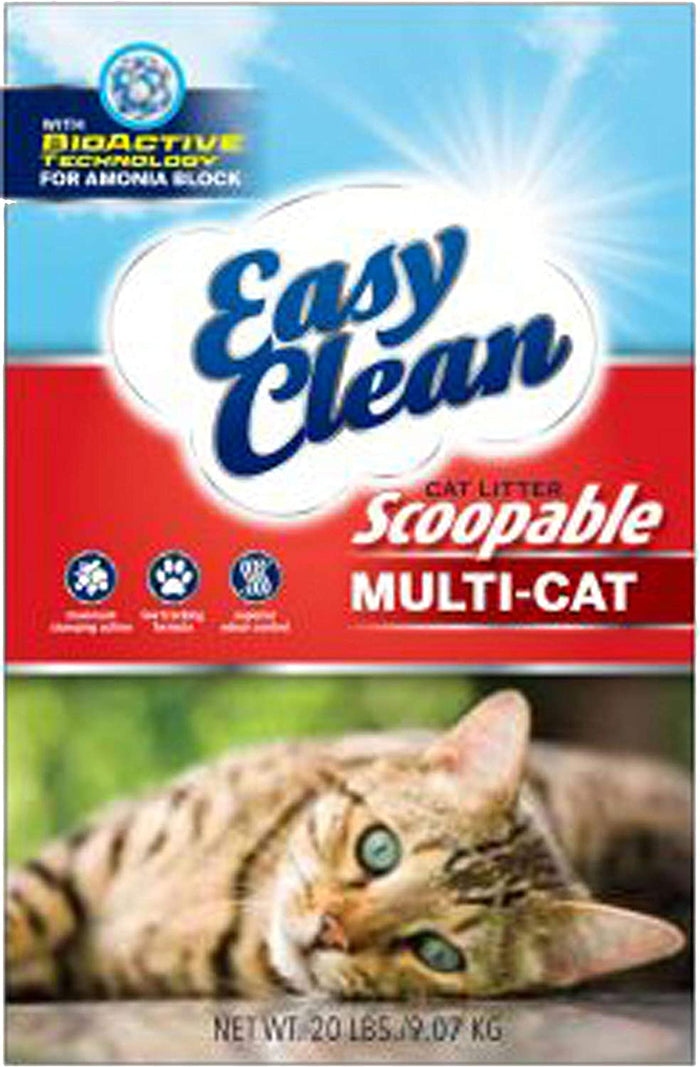 Pestell Clumping Easy Clean Cat Litter Multi-Cat - 20 lb Bag