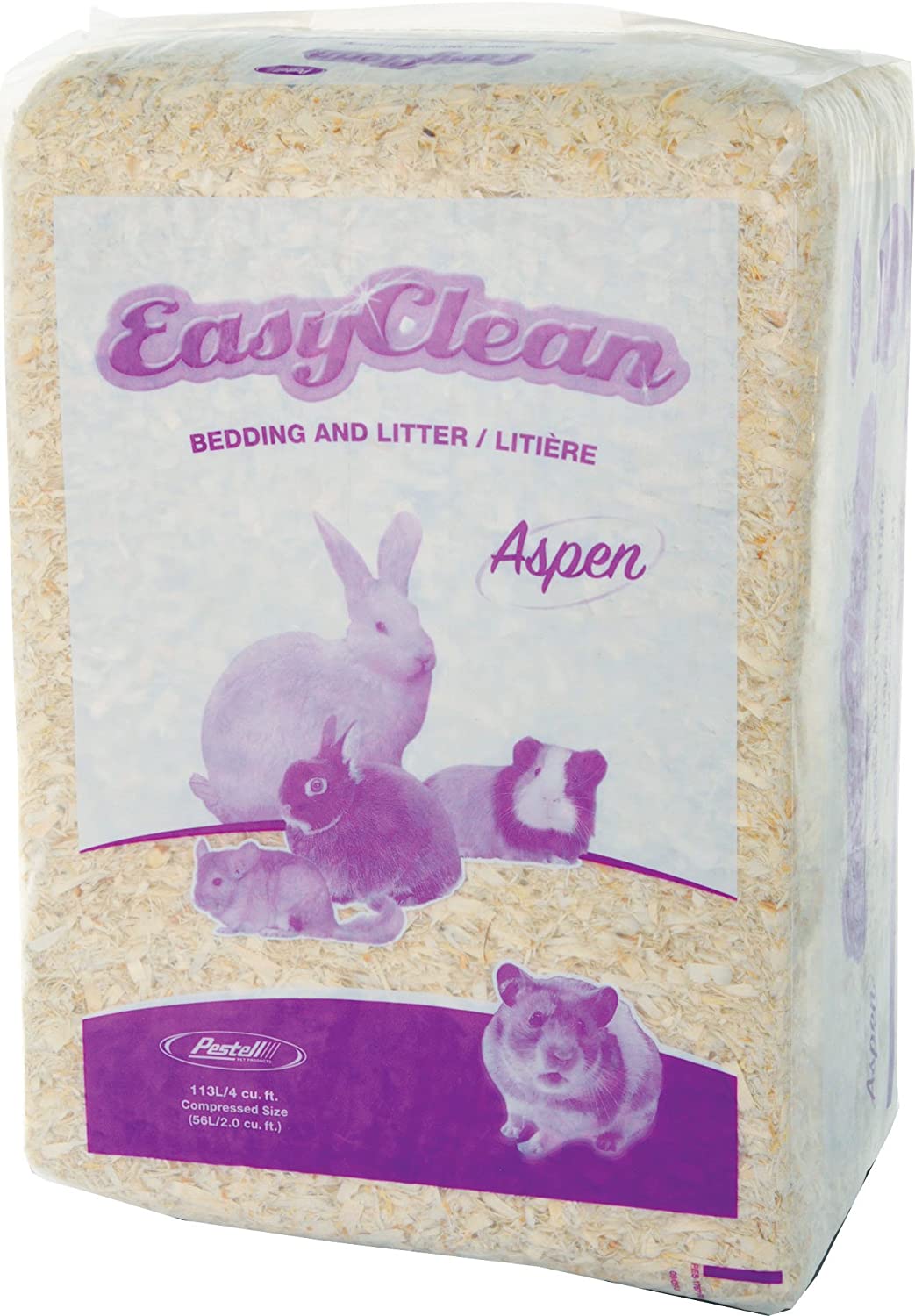 Pestell Easy Clean Aspen Small Animal Bedding - 113 Ltr  