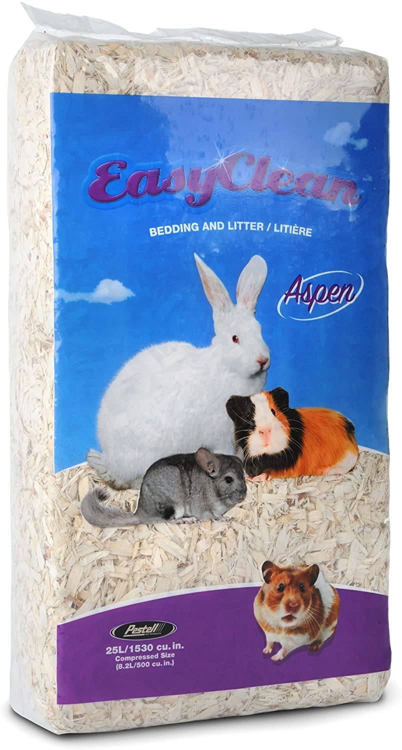 Pestell Easy Clean Aspen Small Animal Bedding - 25 Ltr - Case of 6  