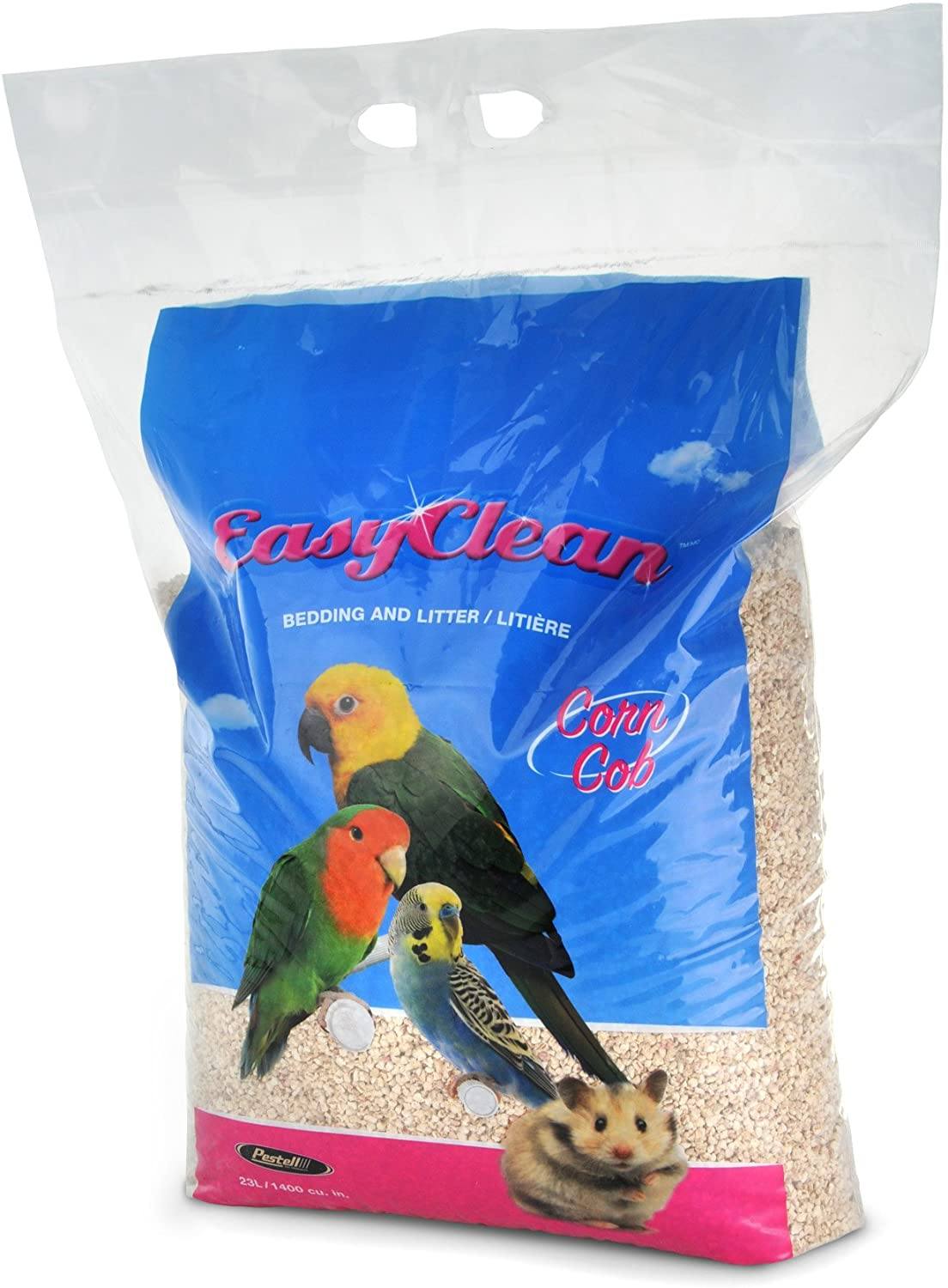 Pestell Easy Clean Corn Cob Bedding Small Animal Bedding - 23 Ltr  