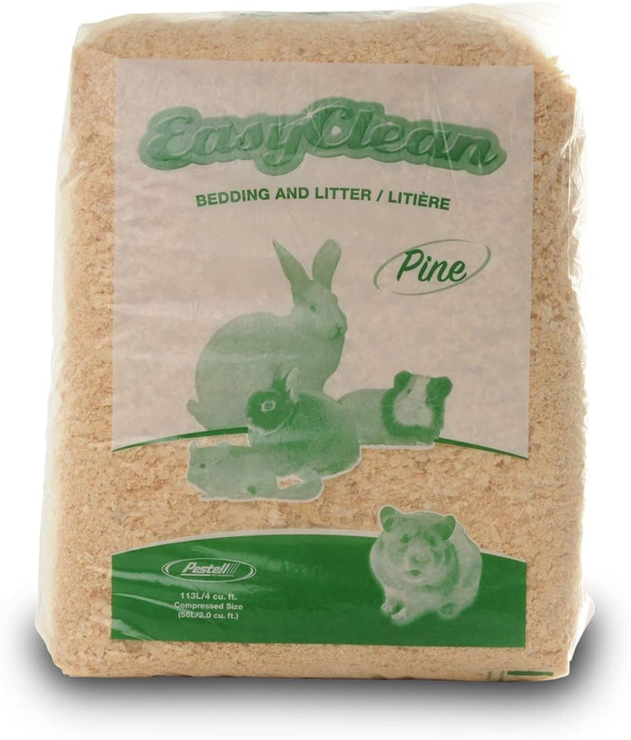 Pestell Easy Clean Pine Shavings (Poly) Small Animal Bedding - 113 Ltr