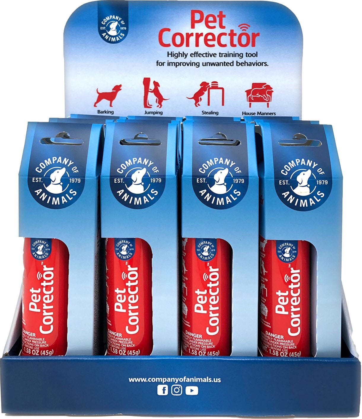 Pet Corrector Pet Corrector Stops Dog Barking Display - 50 Ml - 12 Count  