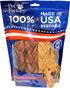 Pet Factory 100% Made In USA Beefhide Braids Natural Dog Chews - Assorted - 6 In - 6 Pack  