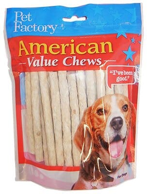 Pet Factory American Beefhide Munchy Rolls Natural Dog Chews - Natural - 5 In - 40 Pack  