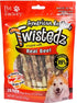 Pet Factory American Beefhide Twistedz Twist Sticks Natural Dog Chews - Beef - 5 In - 20 Pack  