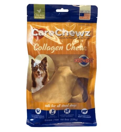 Pet Factory Carechewzâ® Collagen Slices Marinade Natural Dog Chews - Chicken - 8 Oz  