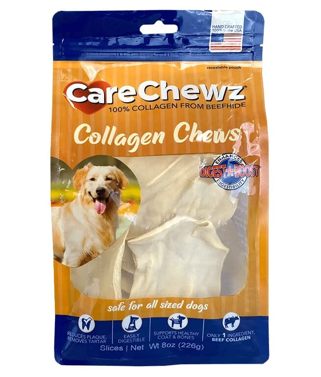 Pet Factory Carechewzâ® Collagen Slices Natural Dog Chews - Natural - 8 Oz  