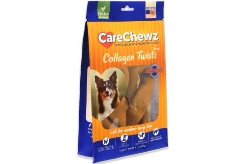 Pet Factory Carechewzâ® Collagen Twists Marinade Natural Dog Chews - Chicken - 4.7 Oz - 2 Pack  