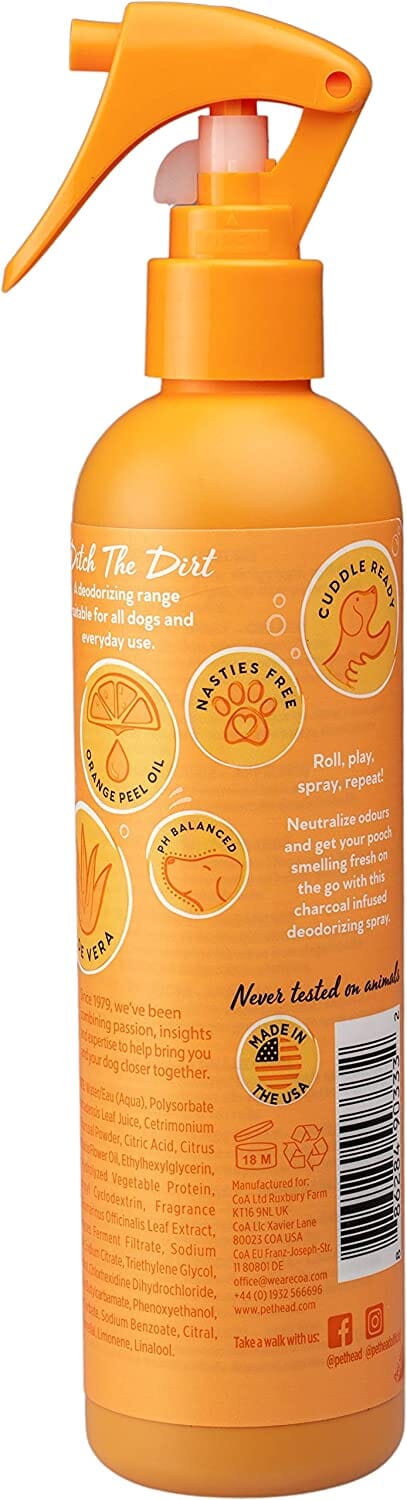 Pet Head Ditch The Dirt Spray Dog Colognes - Orange - 10.1 Oz  