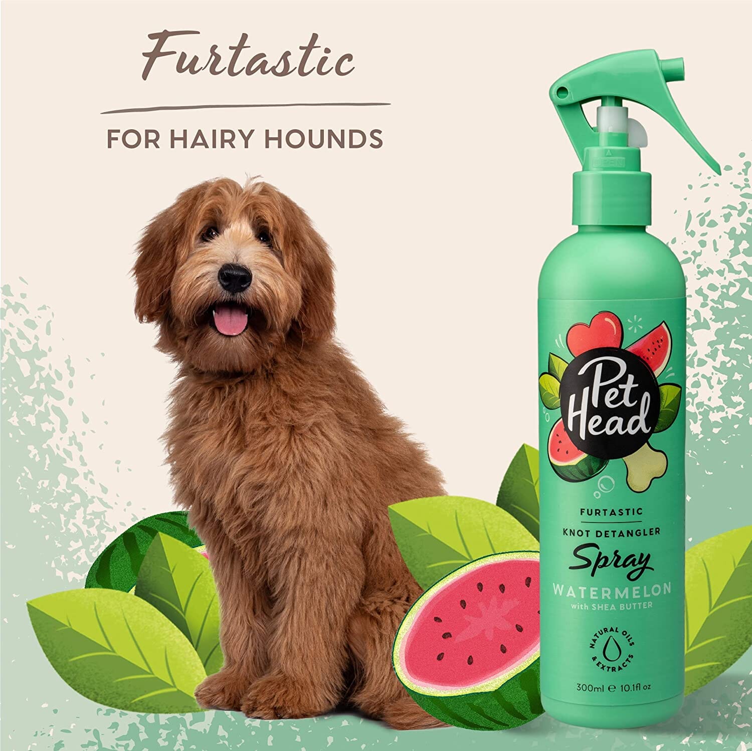 Pet Head Furtastic Spray Dog Colognes - Watermelon - 10.1 Oz  