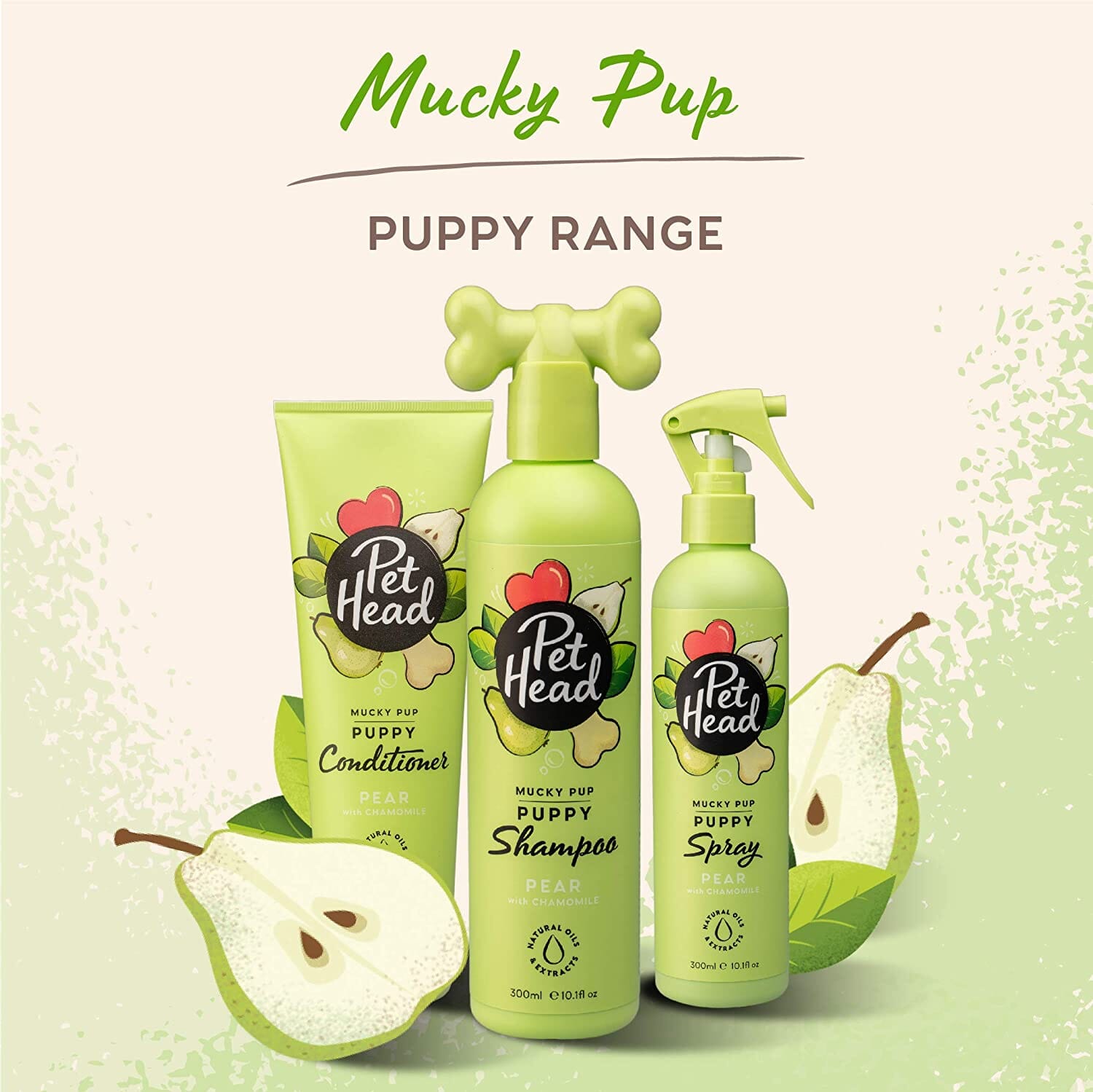 Pet Head Mucky Puppy Spray Dog Colognes - Pear - 10.1 Oz  