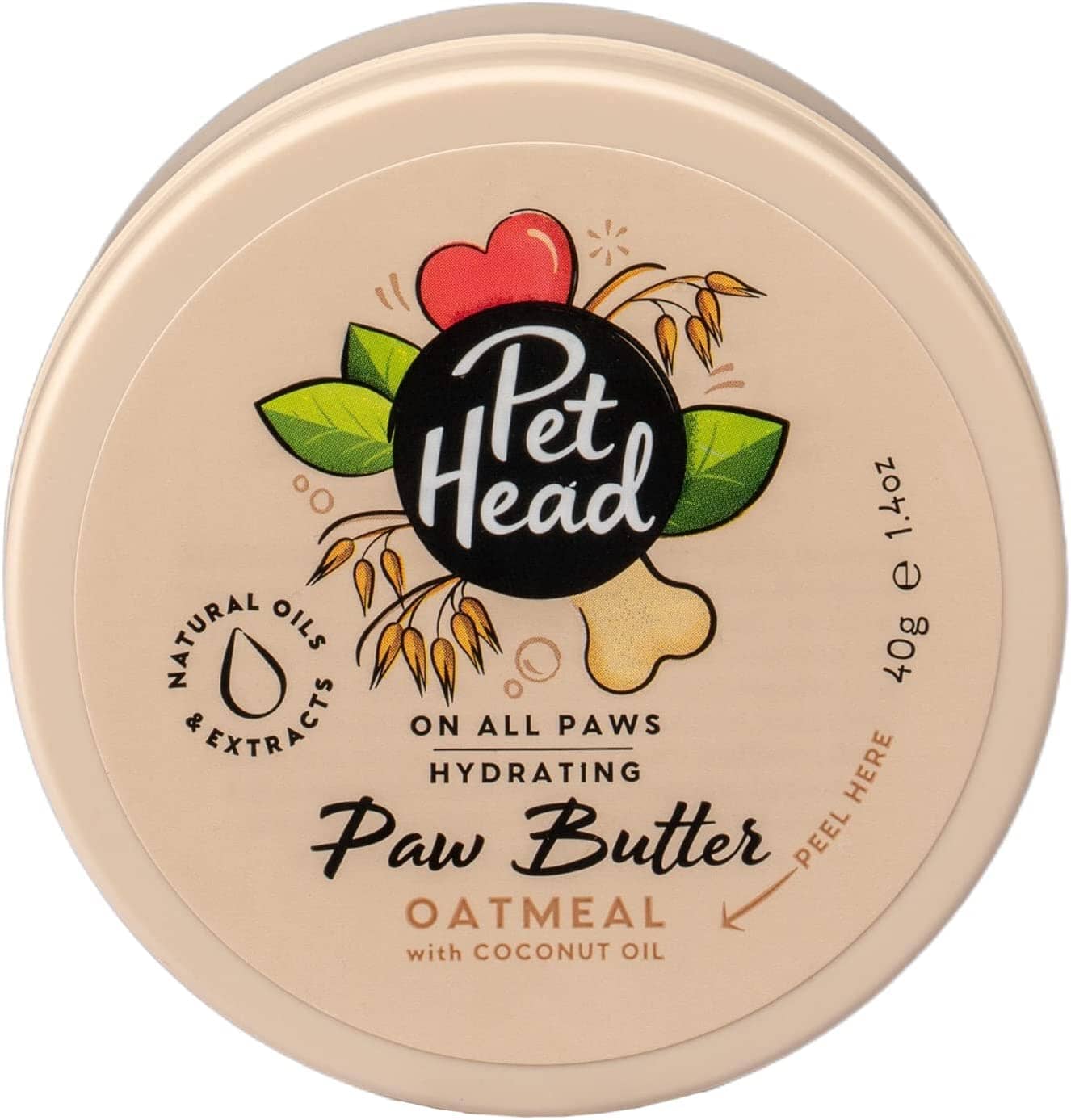 Pet Head On All Paws Paw Butter Dog Paw Care - Oatmeal - 1.4 Oz  