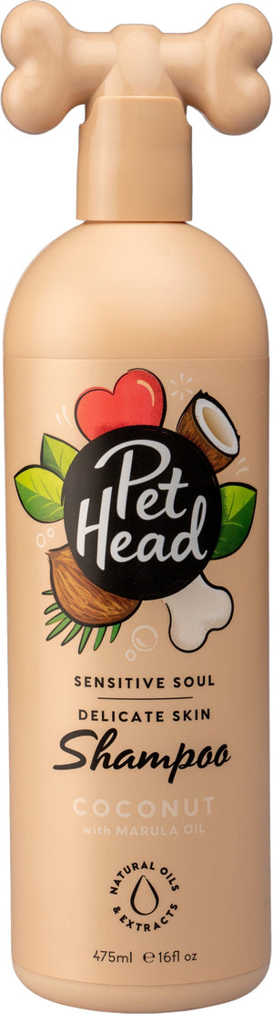 Pet Head Sensitive Soul Dog Shampoo - Coconut - 16 Oz