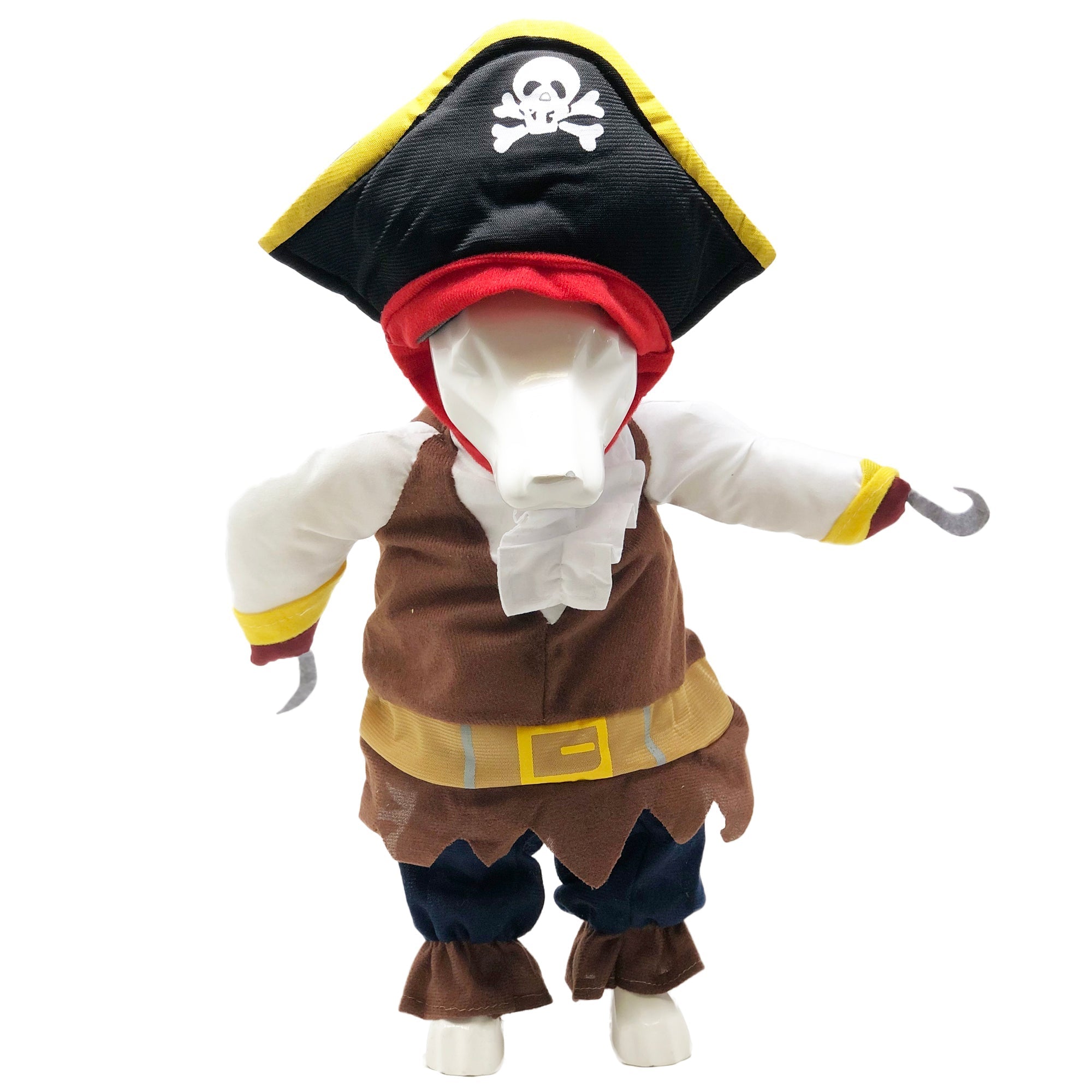 Pet Life 'Captain Snuggles' Pirate Pet Dog Costume Uniform  