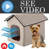 Pet Life 'Hush Puppy' Collapsible Electronic Heating and Cooling Smart Pet House  