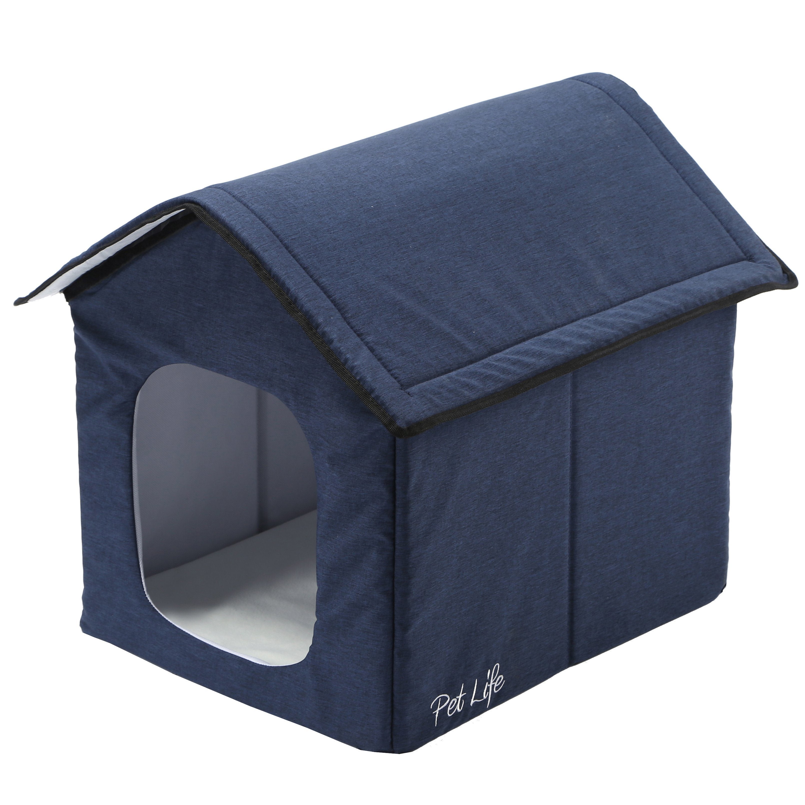 Pet Life 'Hush Puppy' Collapsible Electronic Heating and Cooling Smart Pet House  