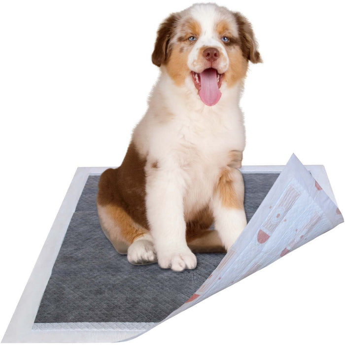 Pet Life ® 55 Grams Ultra Absorbent Charcoal Odor Eliminating Premium Dog Training Pads