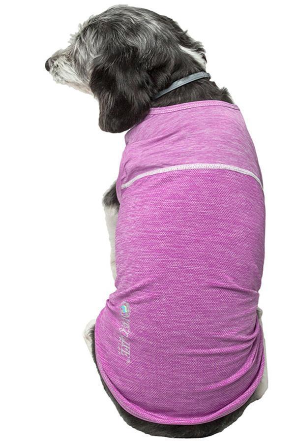 Pet Life ® Active 'Aero-Pawlse' Quick-Dry and 4-Way-Stretch Yoga Fitness Dog T-Shirt Tank Top  