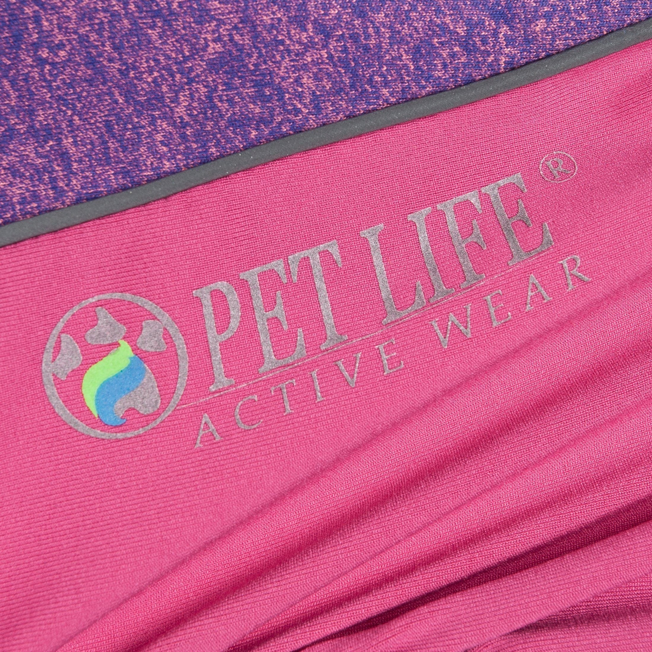 Pet Life ® Active 'Chase Pacer' Medium-weight 4-Way-Stretch Yoga Fitness Dog Tracksuit  