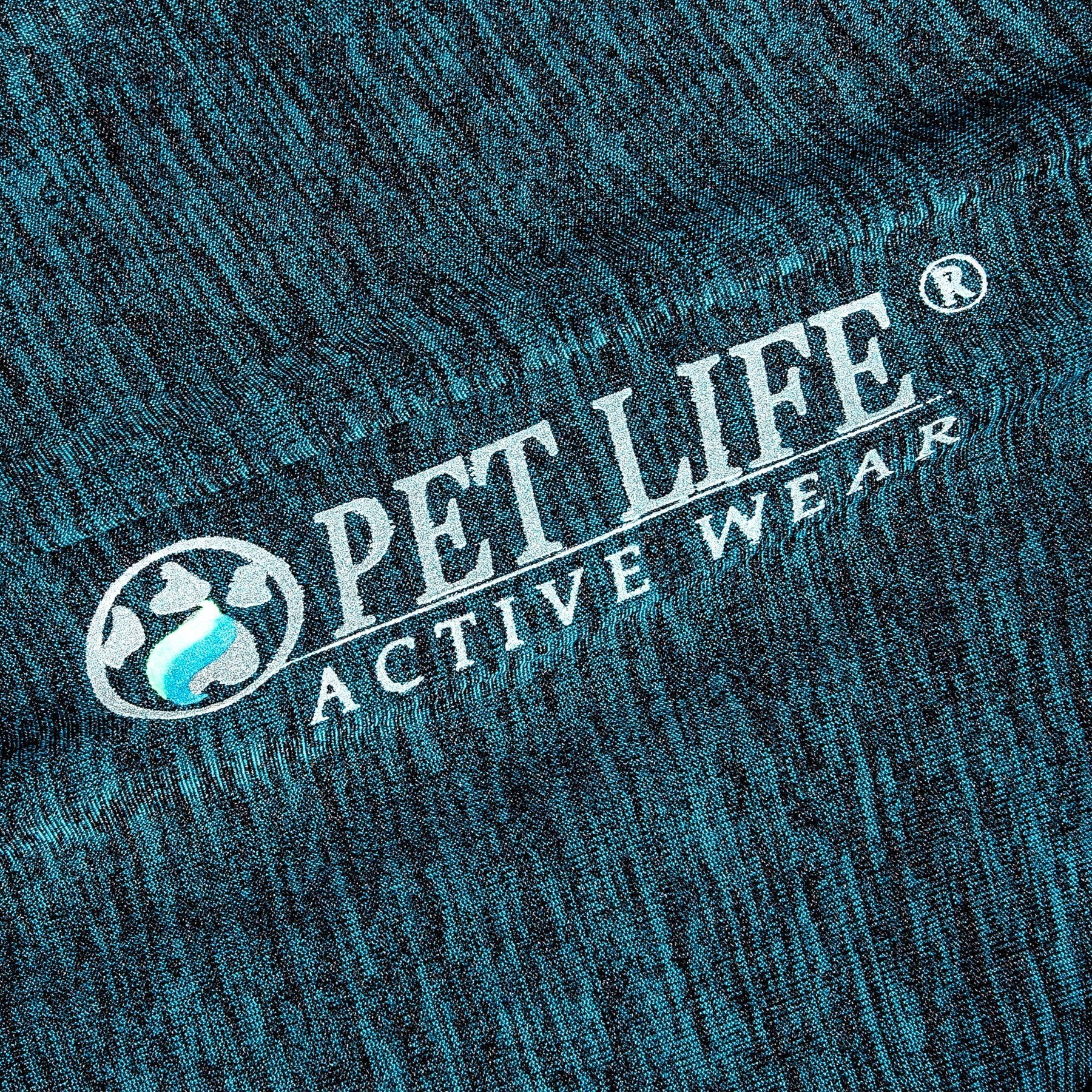 Pet Life ® Active 'Chewitt Wagassy' 4-Way-Stretch Yoga Fitness Long-Sleeve Dog T-Shirt  