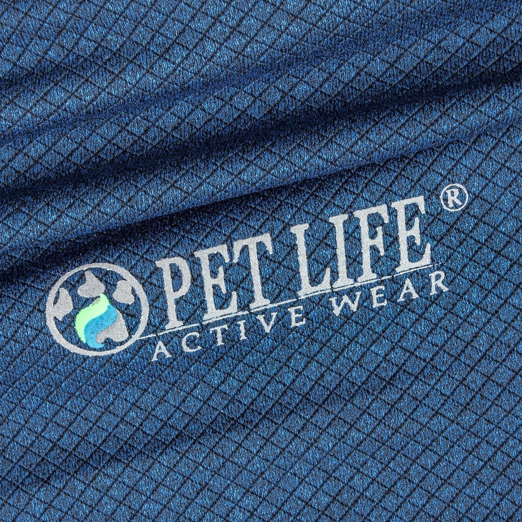 Pet Life ® Active 'Fur-Flex' Stretch and Quick-Dry Anti-Odor Fitness Yoga Dog Polo T-Shirt  