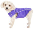 Pet Life ®  Active 'Racerbark' 4-Way-Stretch Yoga Fitness Dog T-Shirt Tank Top X-Small Lavander