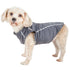 Pet Life ®  Active 'Racerbark' 4-Way-Stretch Yoga Fitness Dog T-Shirt Tank Top X-Small Gray