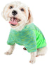 Pet Life ® Active 'Warf Speed' Heathered Ultra-Stretch Yoga Fitness Dog T-Shirt  