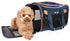 Pet Life ® 'Aero-Zoom' Airline Approved lightweight Wire Framed Folding Collapsible Fashion Pet Dog Carrier  