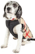 Pet Life ®  'Allegiance' Classical Insulated Plaid Fashion Dog Jacket  