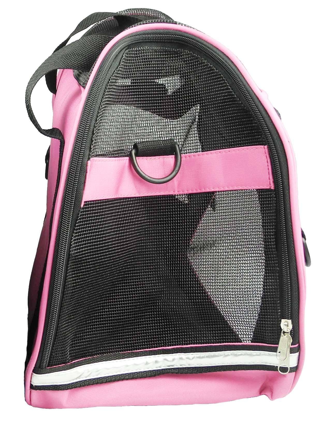 Pet Life ® 'Altitude Force' Airline Approved Sporty Zippered Folding Fashion Pet Dog Carrier  