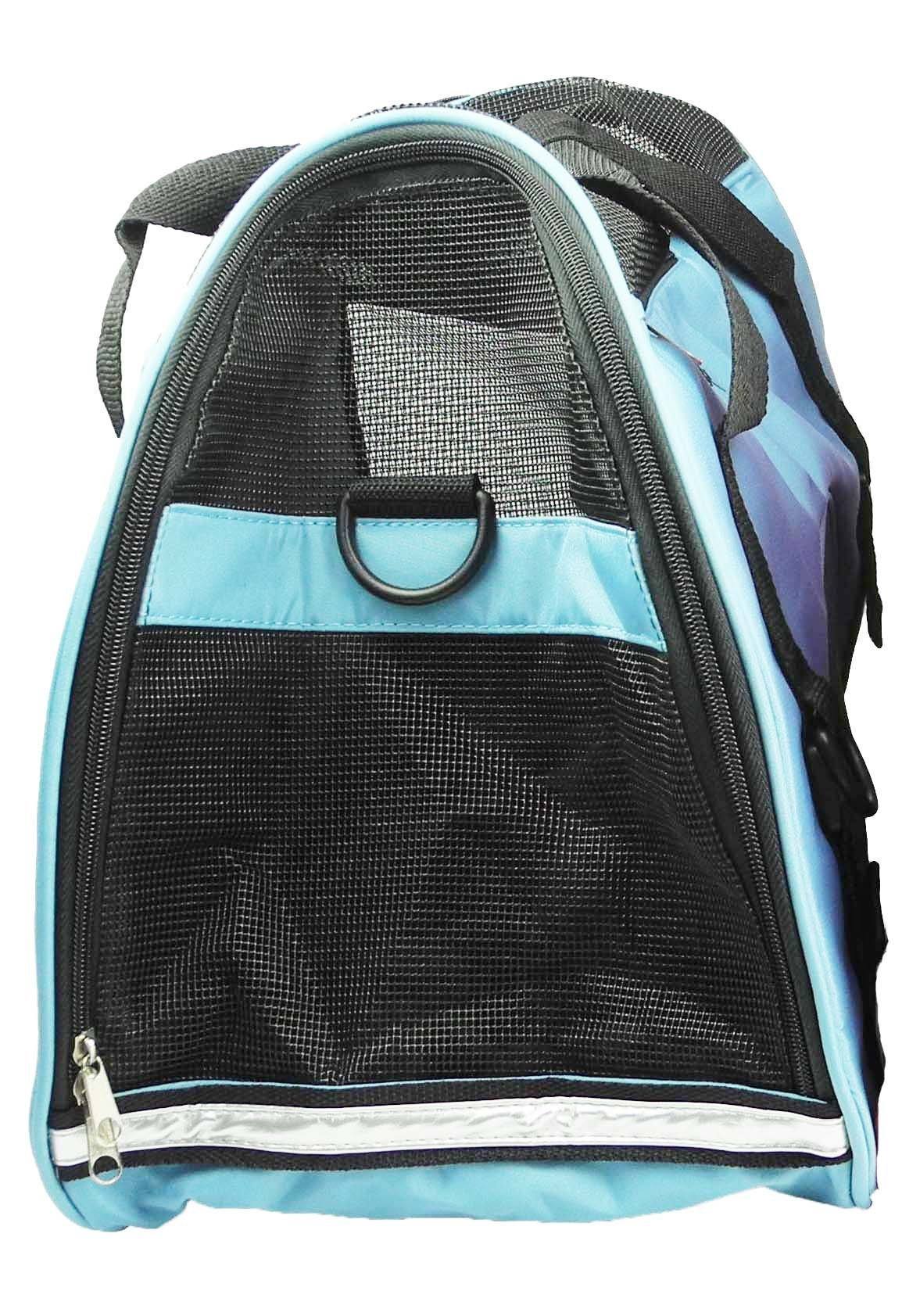 Pet Life ® 'Altitude Force' Airline Approved Sporty Zippered Folding Fashion Pet Dog Carrier  