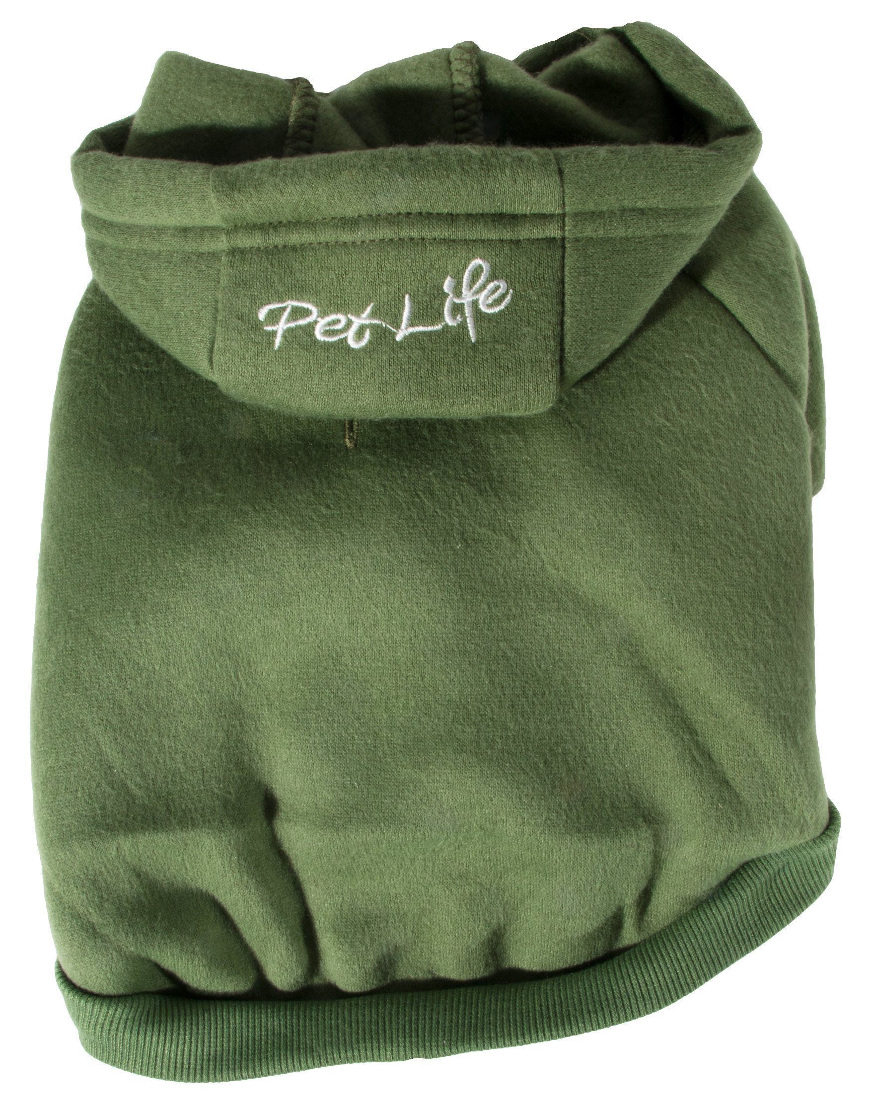 Pet Life ® 'American Classic' Fashion Plush Cotton Hooded Dog Sweater  