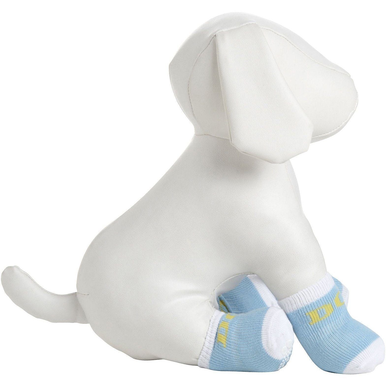 Pet Life ® Anti-Slip Rubberized Gripped Breathable Stretch Pet Dog Socks - Set of 4  