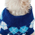 Pet Life ® 'Argyle Style' Ribbed Knitted Fashion Designer Dog Sweater  