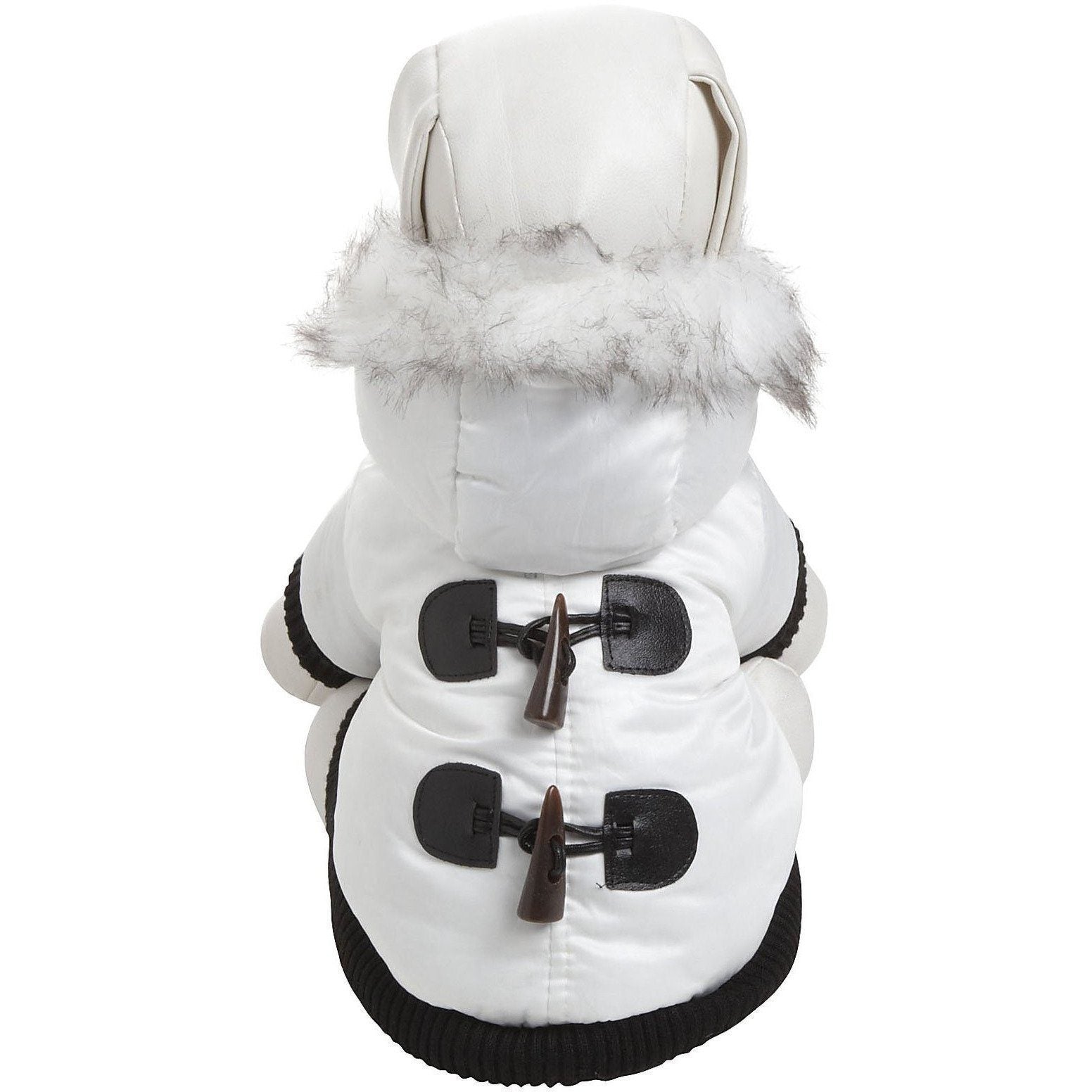 Pet Life ® Aspen Winter-White 3M Insulated Fashion Pet Parka Dog Coat  