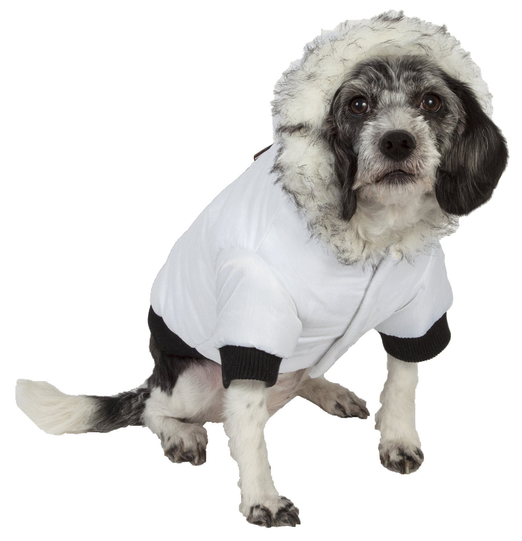 Pet Life ® Aspen Winter-White 3M Insulated Fashion Pet Parka Dog Coat  