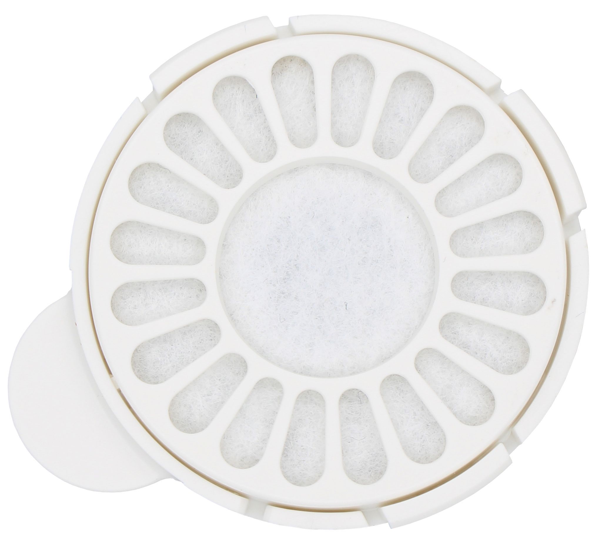 Pet Life ® 'Auto-Myst' 2-in-1 Filtered Water Dispenser and Food Bowl - Replacement Filters - 6 Pack Default Title 