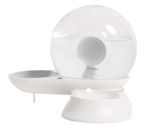 Pet Life Auto Myst Snail Shaped 2 in 1 Automated Gravity Pet Filte