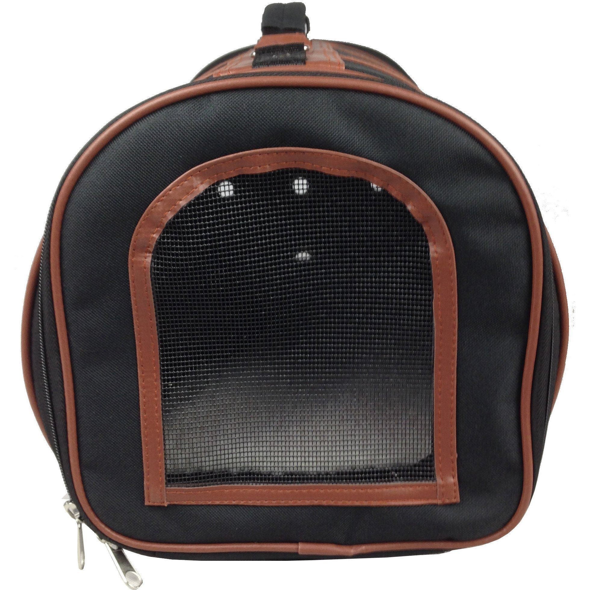 Pet Life ® 'Bark Avenue' Cylindrical Airline Approved Fashion Designer Posh Pet Dog Carrier  