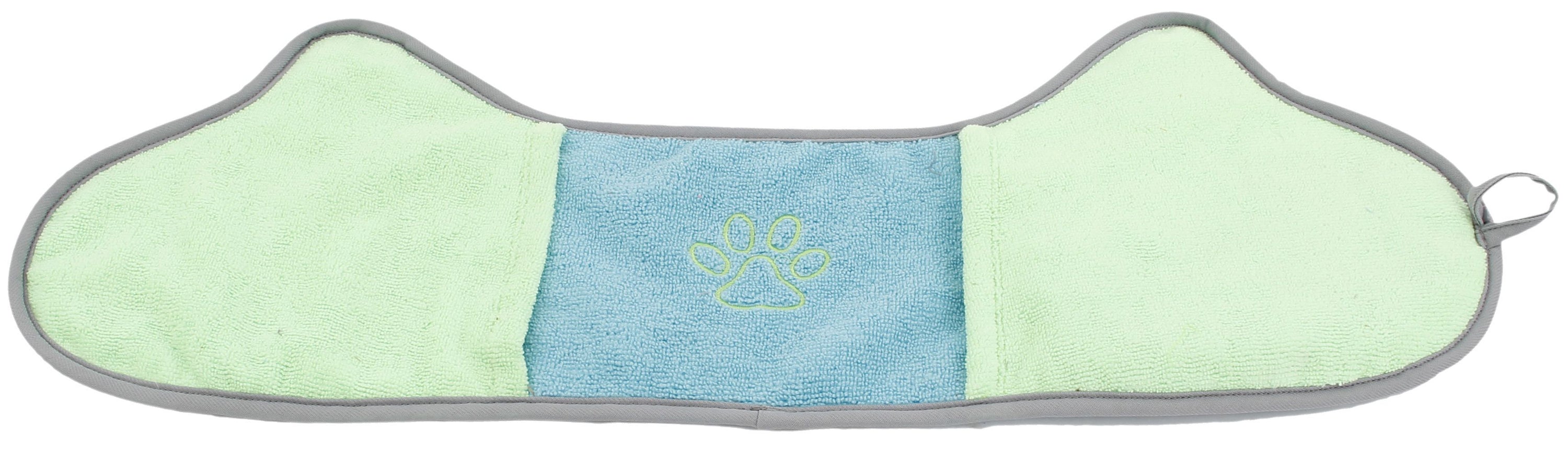 Pet Life ® 'Bryer' 2-in-1 Hand-Inserted Microfiber Pet Grooming Towel and Brush  